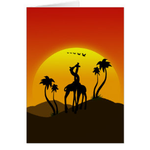 Two giraffes in Love at the sunset on a summer day