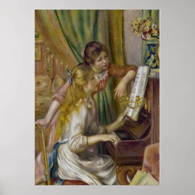 TWO GIRLS AT THE PIANO POSTER (Front)