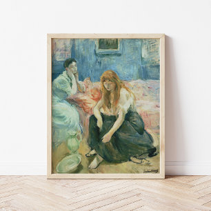 Two Girls Berthe Morisot Poster