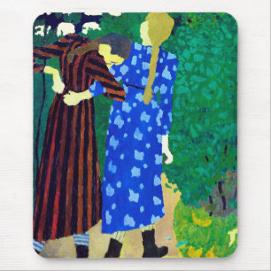 Two Girls, Edouard Vuillard Mouse Pad