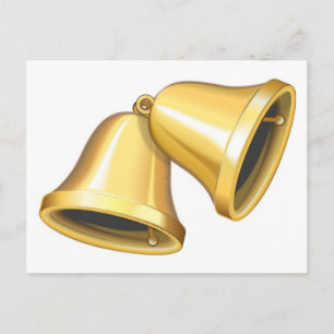 Two Gold Bells Postcard