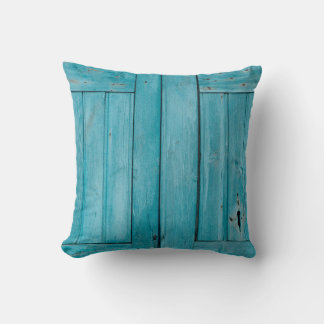 TWO GRAY WOODEN DOORS CUSHION