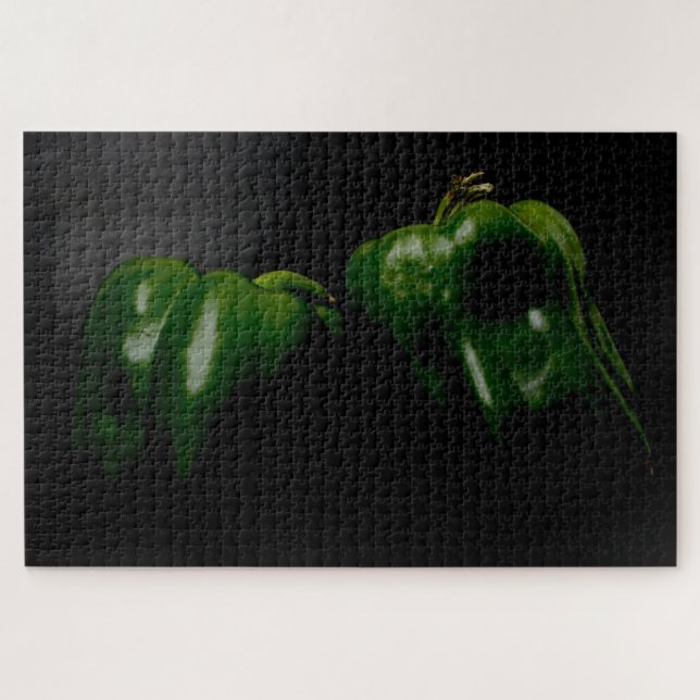 Two Green Peppers 20x30 1014pc jpcna Jigsaw Puzzle (Horizontal)