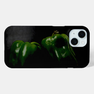 Two Green Peppers iphcnm iPhone 15 Case