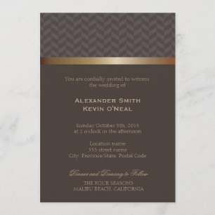 Two Grooms-Gay Wedding ı Invitation