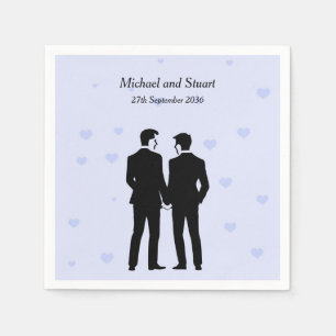 Two Grooms Napkin
