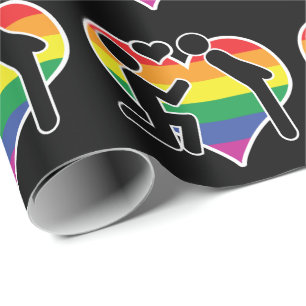 Two Grooms The Proposal Wrapping Paper