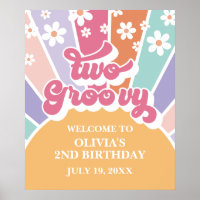  Two Groovy Rainbow Sunshine daisy Foam Board