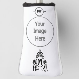 Two Guard Dog Monogram Golf Head Cover
