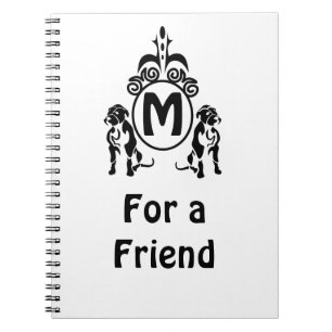 Two Guard Dog Monogram Notebook