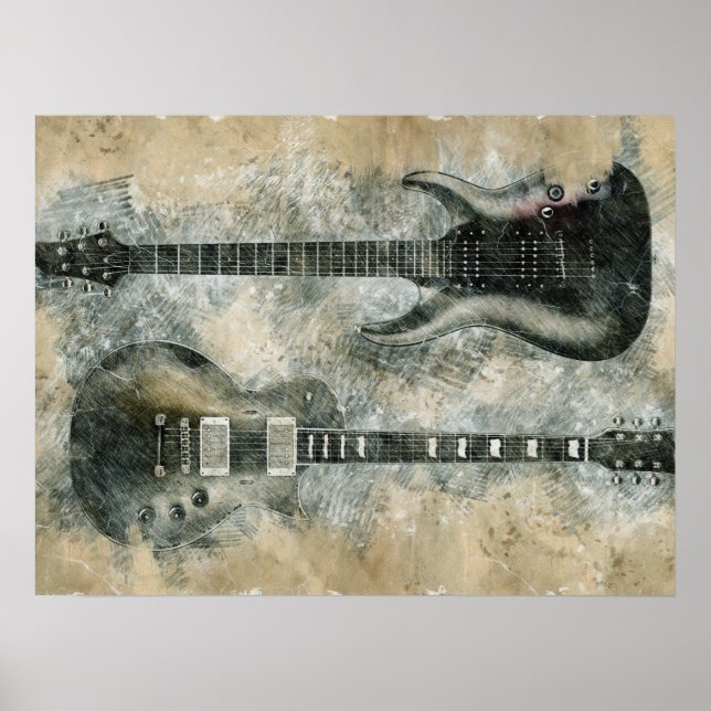 Two Guitars Poster (Front)