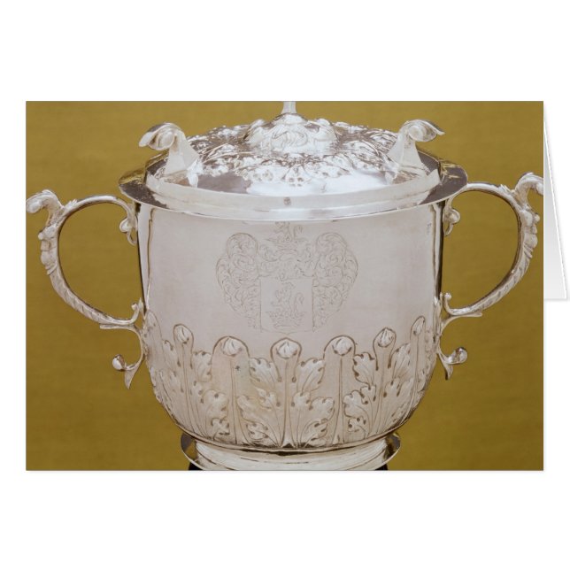 Two-handled cup and cover, c.1695 (Front Horizontal)