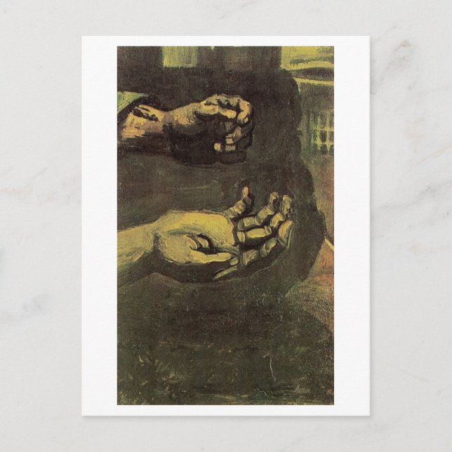 Two Hands (F66) Van Gogh Fine Art Postcard (Front)