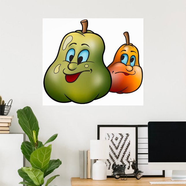 Two Happy Pears Poster (Creator Uploaded)