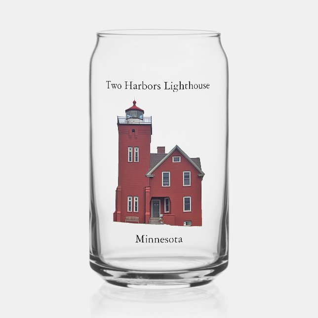 Two Harbours Lighthouse can glass (Front)