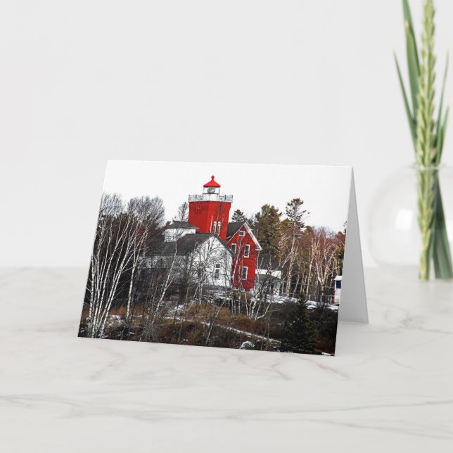 Two Harbours Lighthouse Card (Front)