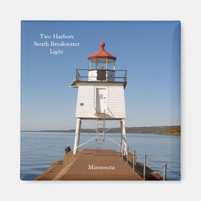 Two Harbours South Breakwater Light magnet (Front)