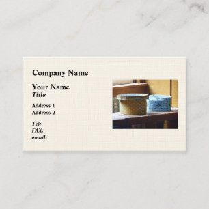 Two Hat Boxes Business Card
