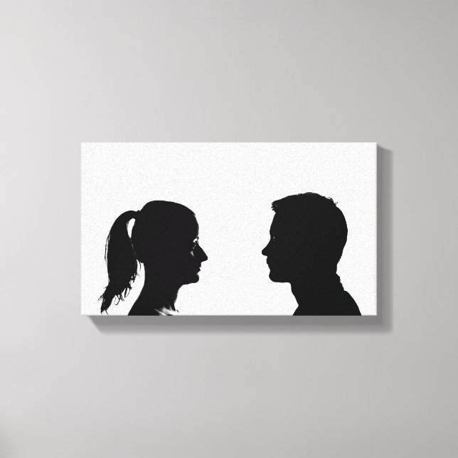 Two-Head | Zazzle_Growshop. Canvas Print (Front)