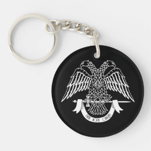 Two-headed eagle as Masonic symbol Key Ring