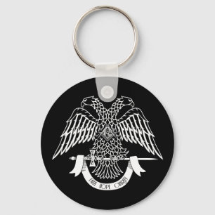 Two-headed eagle as Masonic symbol Key Ring