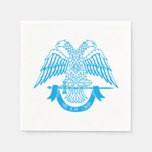 Two-headed eagle as Masonic symbol Napkin