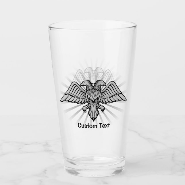 Two Headed Eagle Glass (Front)