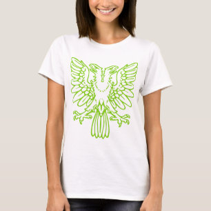 Two Headed Eagle - Martian Green T-Shirt