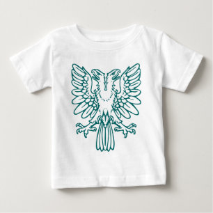 Two Headed Eagle - Moss Green Baby T-Shirt