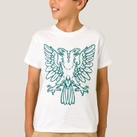 Two Headed Eagle - Moss Green