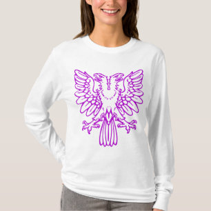 Two Headed Eagle - Purple T-Shirt