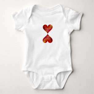 Two Hearts Baby Suit Bodysuit