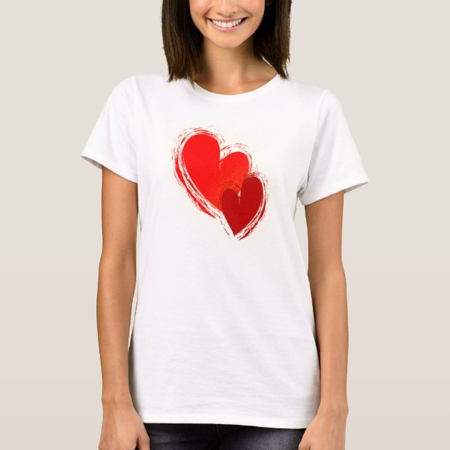 Two hearts in love T-Shirt (Front)