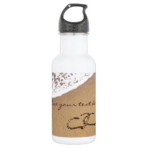 Two Hearts In The Sand 532 Ml Water Bottle