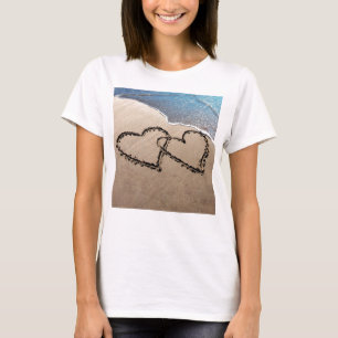 Two Hearts In The Sand T-Shirt