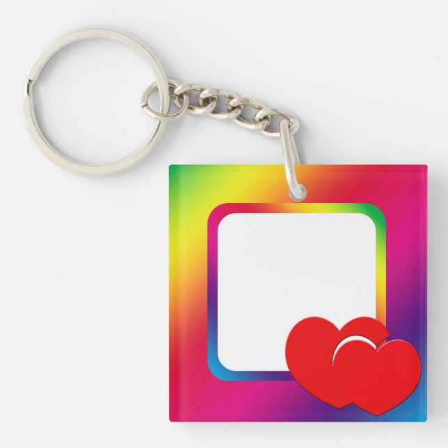 Two hearts key ring (Front)