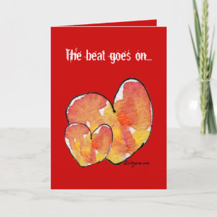Two Hearts Love Card