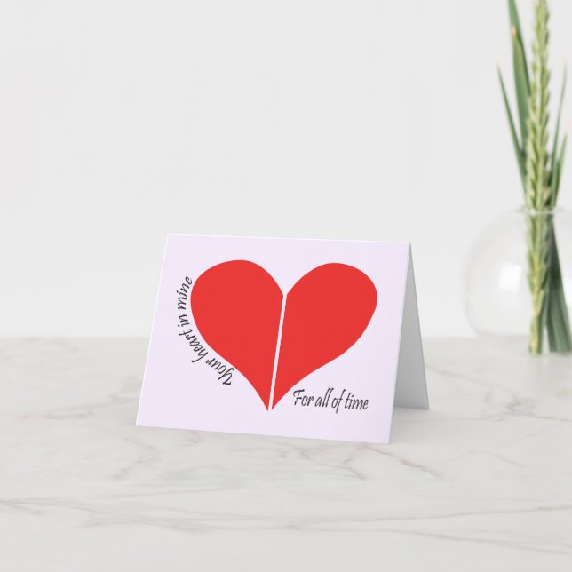 Two Hearts made whole Card (Front)