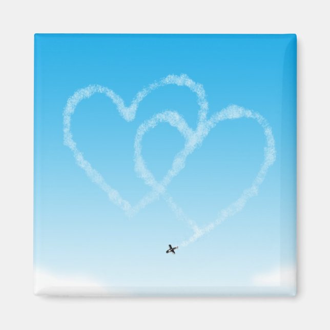 Two hearts magnet (Front)