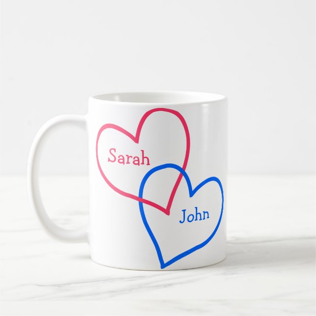 Two Hearts Mug (Left)