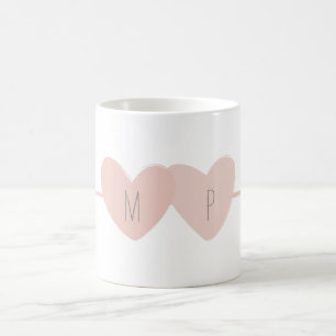Two Hearts Mug (white)