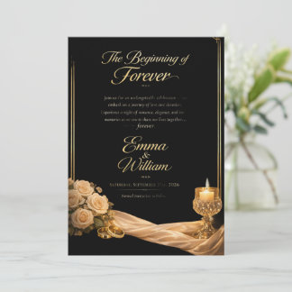 Two Hearts, One Destiny Invitation