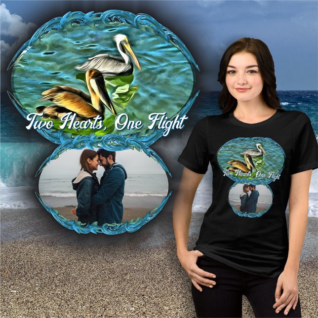 Two Hearts, One Flight 0329  Tri-Blend Shirt (Creator Uploaded)