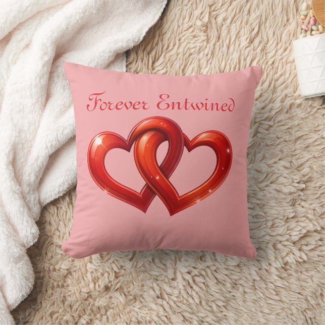 Two Hearts, One Love Cushion (Blanket)