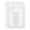 Two Hearts One Love Wedding Invitations