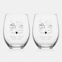 Two Hearts One Love Wedding Keepsake