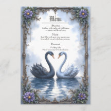 Two Hearts, One Reflection – Romantic Swan Wedding