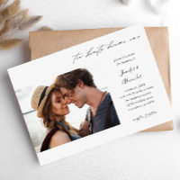 Two Hearts Photo Calligraphy Wedding