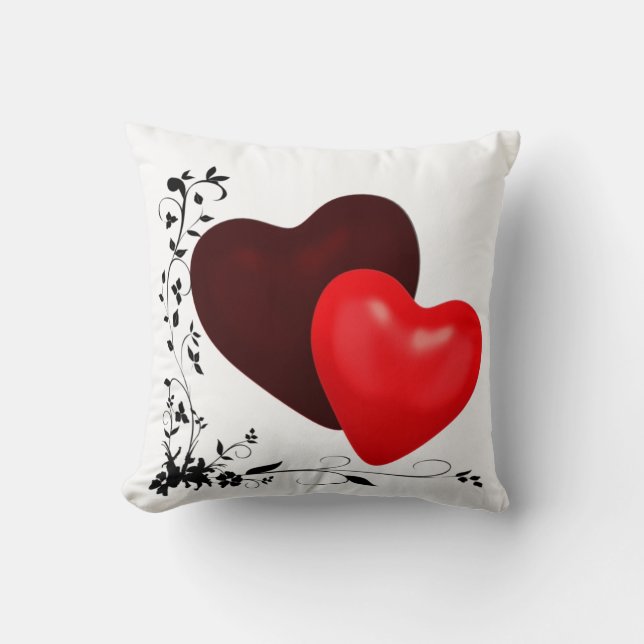 Two Hearts Pillow (Front)