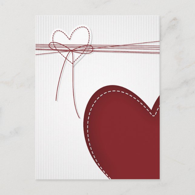 Two Hearts Postcard (Front)